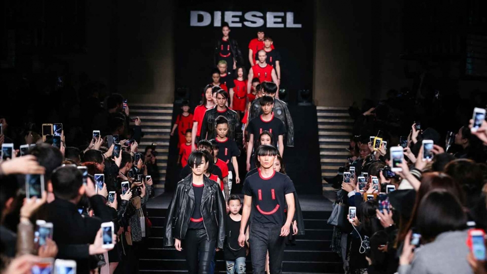 Diesel Catwalk Collection - Shanghai fashion week - Embellishment Design Consultancy and Customisation